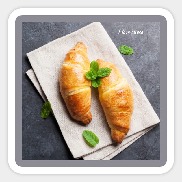 Pure Croissants Sticker by Fredonfire